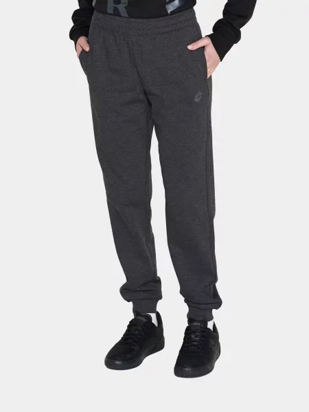 Штани спортивні Lotto темно-сірий бавовна/віскоза сірі