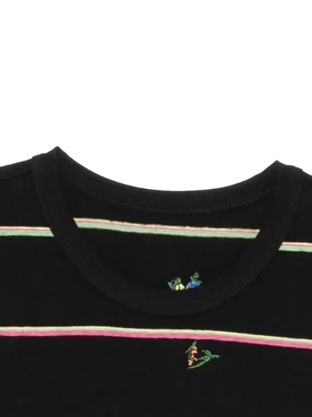Tricou Jnby cu broderie negru