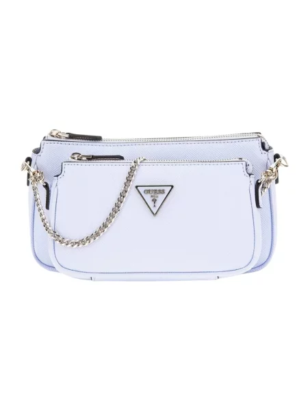 Torebka crossbody Guess skórzana niebieska