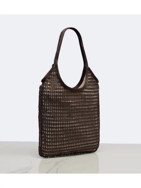 Geantă shopper Miu Miu maro