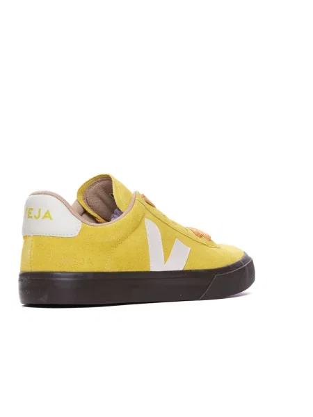 Sneakersy Veja skórzane żółte