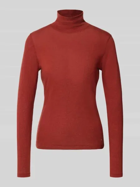 Bluzka z długim rękawem o kroju slim fit z mieszanki lyocellu z dodatkiem wełny Windsor
