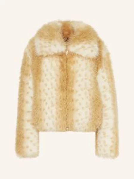 Beaumont Kurtka Ze Sztucznego Futra Millie beige beżowa