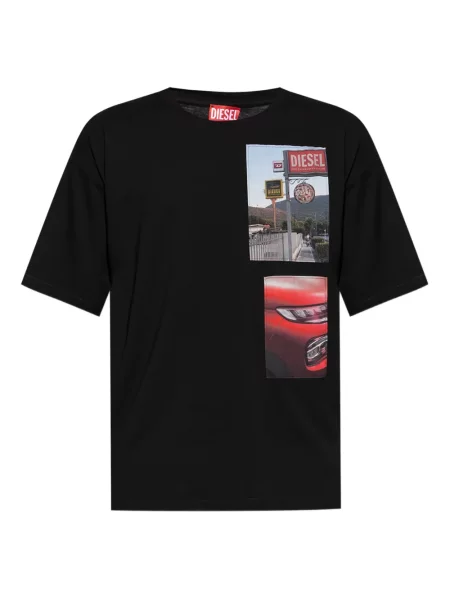 Tricou Diesel cu imagine negru