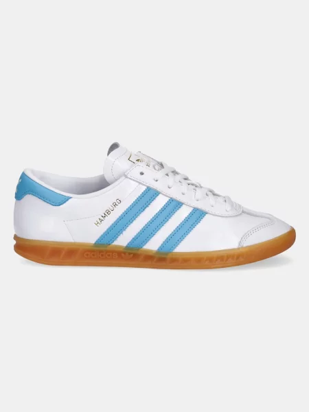 Adidas Originals sneakersy skórzane Hamburg W niebieski