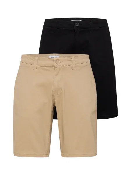 Only & Sons Pantaloni eleganți CAM bej negru