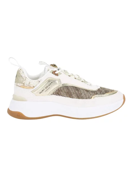 Sneakersy Kurt Geiger skórzane beżowe