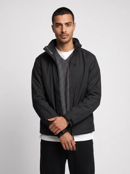 Geacă Helly Hansen cu glugă negru