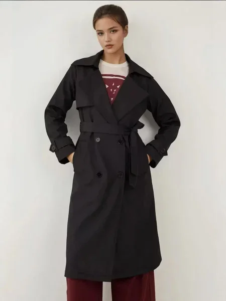 Bigdart Prehoden plašč Trenchcoats' črna