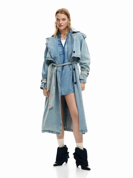 Trenci Desigual albastru