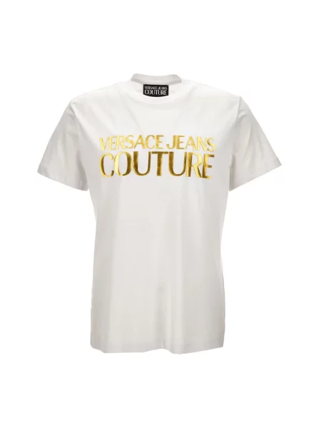 Koszulka polo Versace Jeans Couture biała