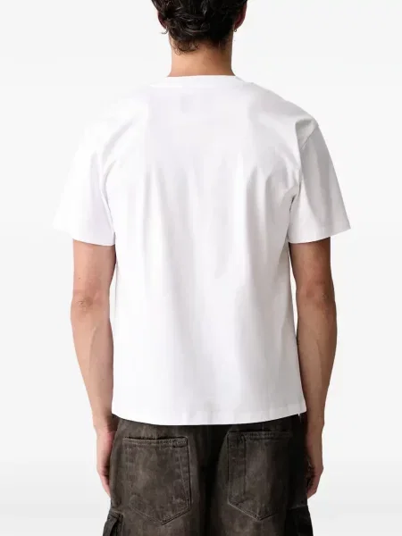 Scurt tricou Heliot Emil cu imagine alb