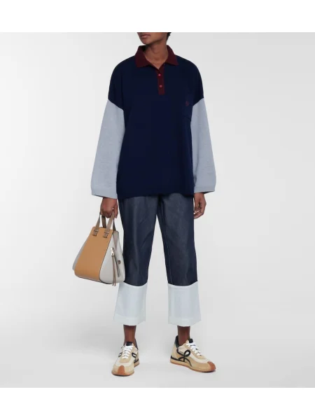 Szarvasbőr sneaker Loewe bézs