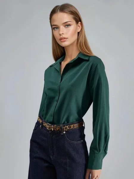 Busem Bluza temno zelena