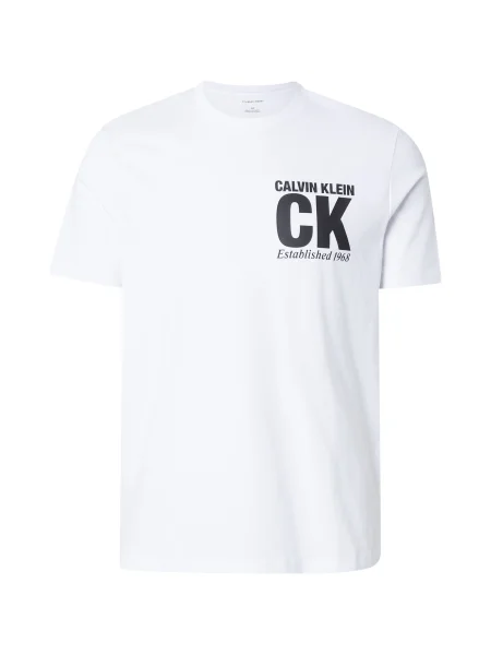 Calvin Klein Tricou / alb negru