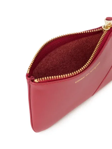 Portofel Comme Des Garçons Wallet din piele roșu