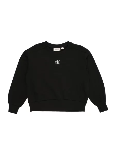 Calvin Klein Jeans Μπλούζα φούτερ μαύρο λευκό