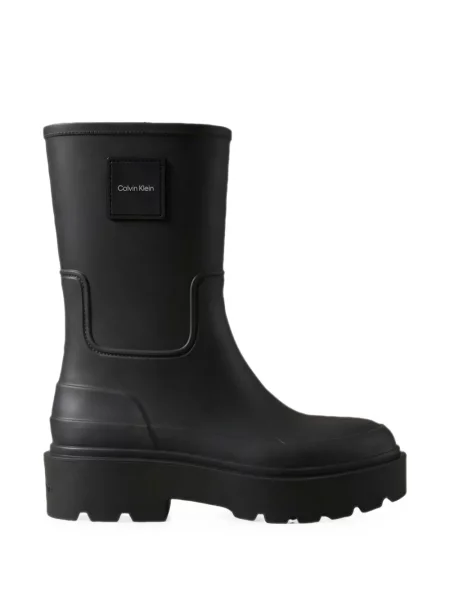 Botine Calvin Klein chunky cu autograf negru