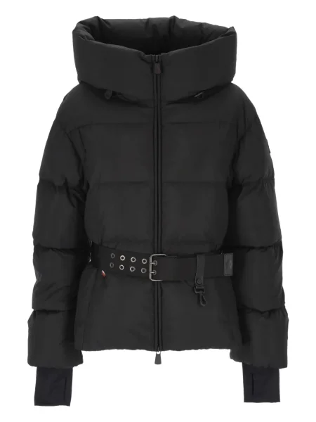 Geacă Moncler Grenoble cu glugă negru