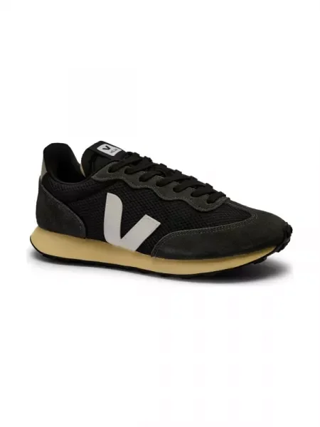 VEJA Sneakers Rio Branco II cu adaos de piele negru