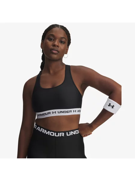 Stanik Under Armour Crossback Mid Bra Black S czarny