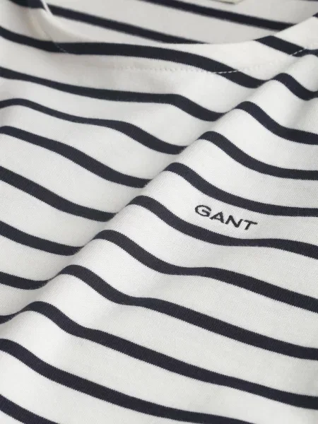 Смугаста футболка Gant біла