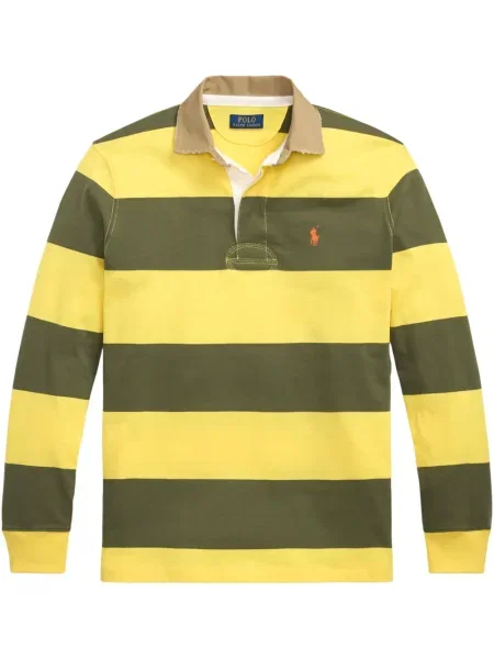 Slip de baie Polo Ralph Lauren cu broderie din piele de căprioară în carouri albastru