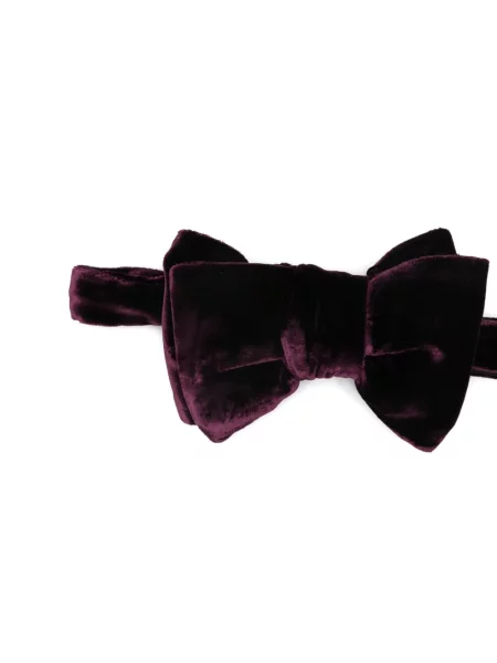 Cravată Tom Ford cu funde de catifea violet