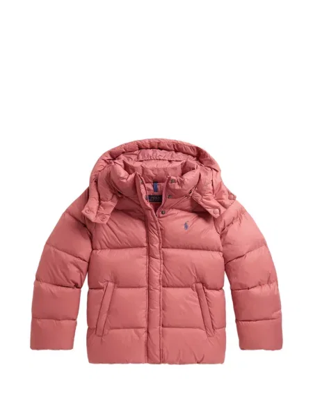 Kurtka puchowa dziecięca Polo Ralph Lauren różowa