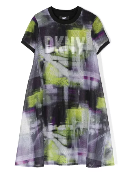 Sukienka dziecięca Dkny zielona