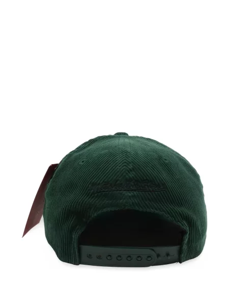 Șapcă Mitchell & Ness de catifea cord verde