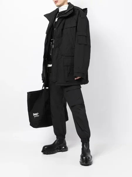 Parka Juun.j s kapucí černá