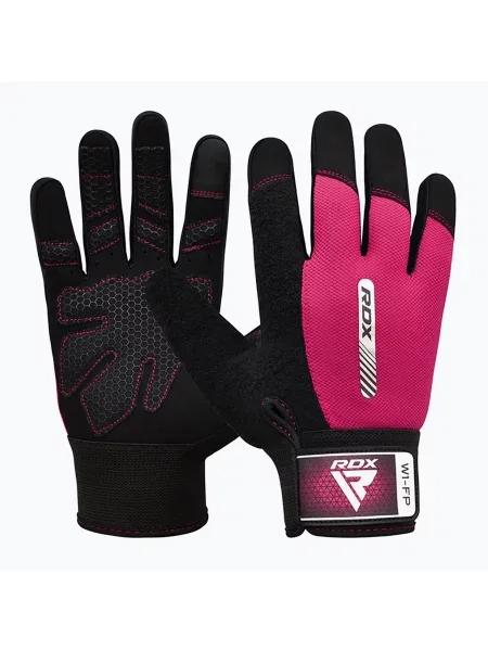 Тренировъчни ръкавици RDX Full Finger pink розово