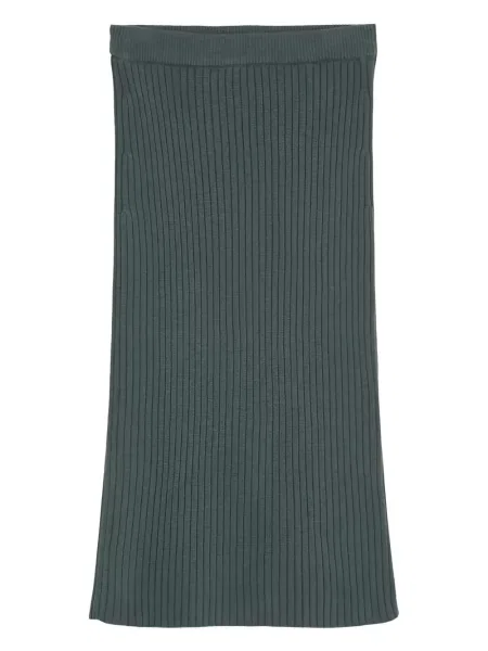 Fustă midi Marc O'polo tricotate până la genunchi verde