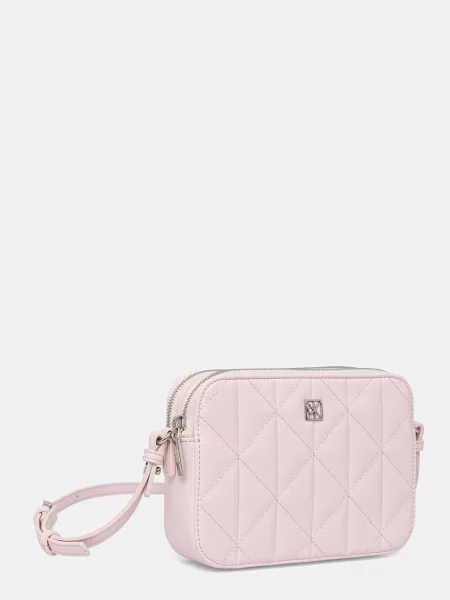 Calvin Klein crossbody kabelka dámska z imitácie kože ružová