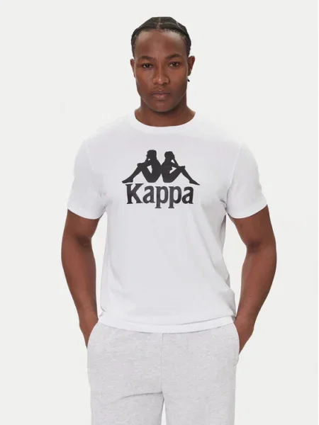 Kappa Tricou Authentic alb