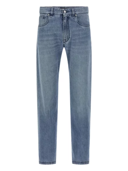 Blugi Fendi cu 5 buzunare albastru