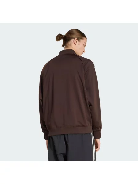 ADIDAS ORIGINALS Přechodná bunda BRITCORE hnědá bílá