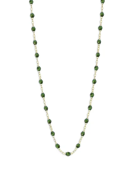 Класическо колие Gigi Clozeau мъниста жълто