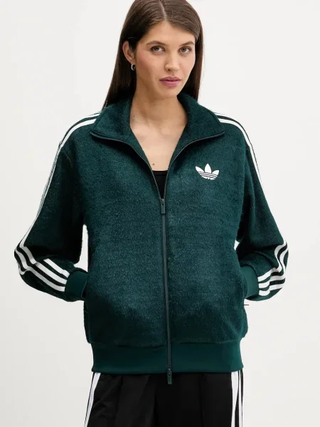 Суитчър Adidas Originals от мохер зелено