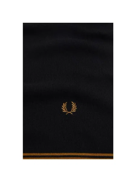 Fred Perry szalik z wełną czarna