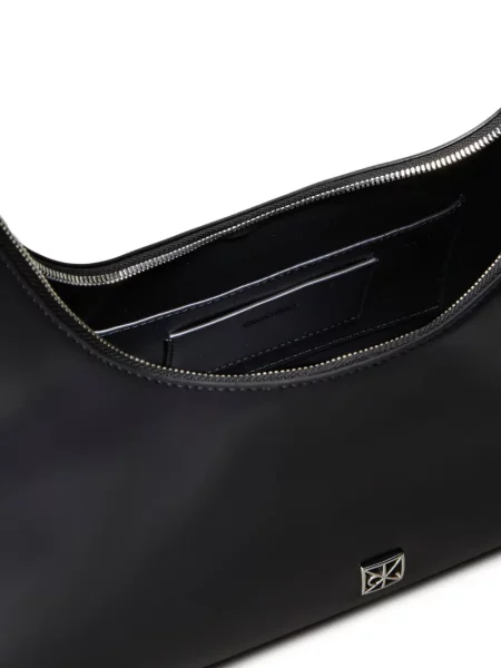 Geanta de piele Calvin Klein din piele negru