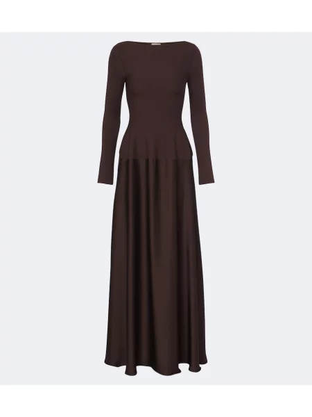 Rochie Simkhai din satin maro