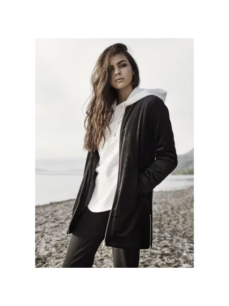 Aksamitna kurtka Urban Classics czarna