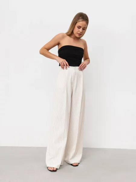 Romashka Мюнстер Штани палаццо Молочний Віскоза/поліестер