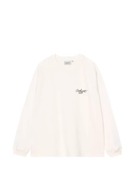 Lung tricou Carhartt Wip cu broderie