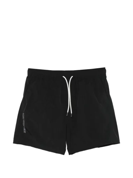 Slip de baie Ecoalf cu cordon negru