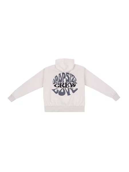 Dropsize Tréning póló Crewlove világosszürke / sötétszürke fekete