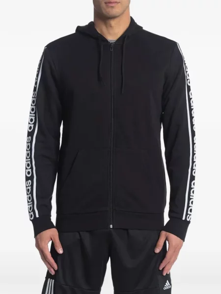 Pruhované krajkové pruhované tričko Adidas s vázáním šedé