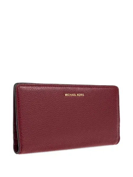 Portofel Michael Michael Kors cu imprimeu geometric roșu